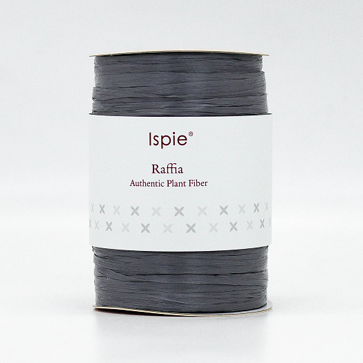 Ispie, Raffia, 100% вискоза, 250м/120гр, Charcoal(уголь)