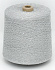 Glam Shine Micro, 100% хлопок с пайетками 2 мм, 850м/100г, Св.серый+ прозрачные глянц. пайетки 109